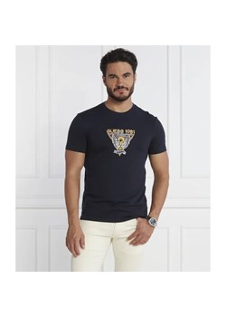 GUESS T-shirt SS CN GUESS WINGS LOGO TEE | Slim Fit ze sklepu Gomez Fashion Store w kategorii T-shirty męskie - zdjęcie 184351142