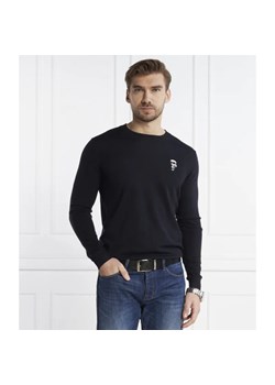 Karl Lagerfeld Wełniany sweter | Regular Fit ze sklepu Gomez Fashion Store w kategorii Swetry męskie - zdjęcie 184351190