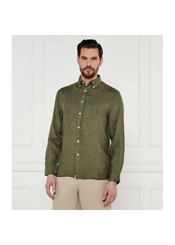 Tommy Hilfiger Lniana koszula PIGMENT DYED | Regular Fit ze sklepu Gomez Fashion Store w kategorii Koszule męskie - zdjęcie 184351213