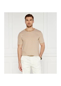 BOSS BLACK T-shirt Tiburt | Regular Fit | z dodatkiem lnu ze sklepu Gomez Fashion Store w kategorii T-shirty męskie - zdjęcie 184351221