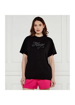 Hugo Blue T-shirt | Relaxed fit ze sklepu Gomez Fashion Store w kategorii Bluzki damskie - zdjęcie 184351493