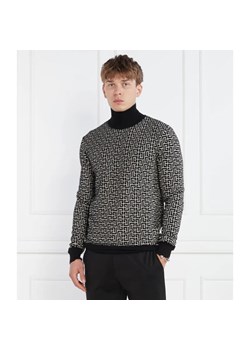 Balmain Wełniany golf | Regular Fit | z dodatkiem lnu ze sklepu Gomez Fashion Store w kategorii Swetry męskie - zdjęcie 184351501