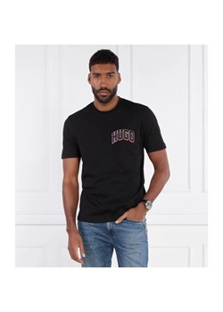 HUGO T-shirt Dasko | Regular Fit ze sklepu Gomez Fashion Store w kategorii T-shirty męskie - zdjęcie 184351512
