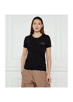 EA7 T-shirt | Regular Fit ze sklepu Gomez Fashion Store w kategorii Bluzki damskie - zdjęcie 184351752