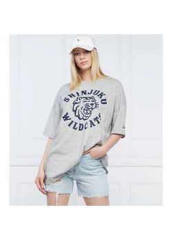 Superdry T-shirt VINTAGE COLLEGIATE | Oversize fit ze sklepu Gomez Fashion Store w kategorii Bluzki damskie - zdjęcie 184351773