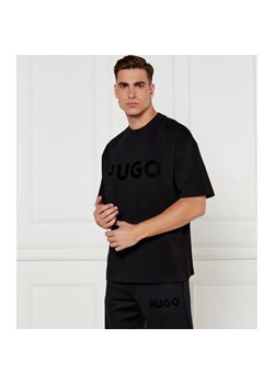HUGO T-shirt Dinkee | Oversize fit ze sklepu Gomez Fashion Store w kategorii T-shirty męskie - zdjęcie 184351784