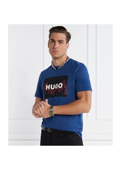 HUGO T-shirt Dulive_U241 | Regular Fit ze sklepu Gomez Fashion Store w kategorii T-shirty męskie - zdjęcie 184351842