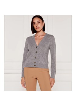 Elisabetta Franchi Wełniany kardigan | Regular Fit | z dodatkiem kaszmiru ze sklepu Gomez Fashion Store w kategorii Swetry damskie - zdjęcie 184351991