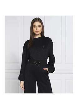 Karl Lagerfeld Bluza Puffy Sleeve Glitter | Regular Fit ze sklepu Gomez Fashion Store w kategorii Bluzy damskie - zdjęcie 184352192