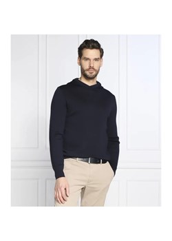 Emporio Armani Wełniana bluza | Regular Fit ze sklepu Gomez Fashion Store w kategorii Bluzy męskie - zdjęcie 184352410