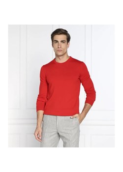 HUGO Wełniany sweter San Cedric-M1 | Regular Fit ze sklepu Gomez Fashion Store w kategorii Swetry męskie - zdjęcie 184352453