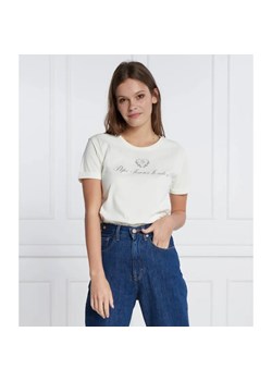Pepe Jeans London T-shirt | Regular Fit ze sklepu Gomez Fashion Store w kategorii Bluzki damskie - zdjęcie 184352501