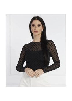 Karl Lagerfeld Bluzka kl mesh | Slim Fit ze sklepu Gomez Fashion Store w kategorii Bluzki damskie - zdjęcie 184352632