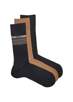 BOSS BLACK Skarpety 3-pack RS Rib Stripe CC 10267125 01 ze sklepu Gomez Fashion Store w kategorii Skarpetki męskie - zdjęcie 184352761