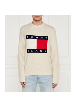 Tommy Jeans Sweter | Regular Fit | z dodatkiem wełny ze sklepu Gomez Fashion Store w kategorii Swetry męskie - zdjęcie 184352812