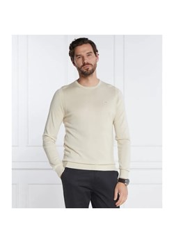Calvin Klein Sweter SILK BLEND CN | Slim Fit | z dodatkiem jedwabiu ze sklepu Gomez Fashion Store w kategorii Swetry męskie - zdjęcie 184352820