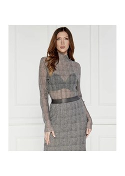 BOSS BLACK Bluzka Emata_Mesh_AOP | Regular Fit ze sklepu Gomez Fashion Store w kategorii Bluzki damskie - zdjęcie 184352872