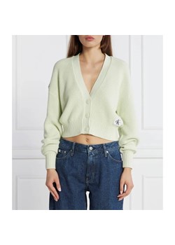Calvin Klein Jeans Kardigan | Regular Fit ze sklepu Gomez Fashion Store w kategorii Swetry damskie - zdjęcie 184352893