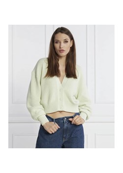 Calvin Klein Jeans Kardigan | Regular Fit ze sklepu Gomez Fashion Store w kategorii Swetry damskie - zdjęcie 184352894