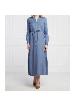 Marella SPORT Lniana sukienka GIALLO ze sklepu Gomez Fashion Store w kategorii Sukienki - zdjęcie 184352924