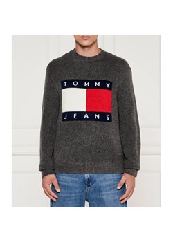 Tommy Jeans Sweter | Regular Fit | z dodatkiem wełny ze sklepu Gomez Fashion Store w kategorii Swetry męskie - zdjęcie 184353001