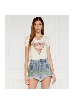 GUESS T-shirt | Slim Fit | stretch ze sklepu Gomez Fashion Store w kategorii Bluzki damskie - zdjęcie 184353071