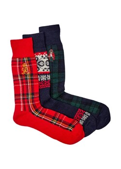 POLO RALPH LAUREN Skarpety 3-pack | z dodatkiem wełny - id: 1878992 - marki Polo Ralph Lauren - 184353074 POLO RALPH LAUREN Skarpety 3-pack | z dodatkiem wełny ze sklepu Gomez Fashion Store w kategorii Skarpetki męskie - zdjęcie 184353074