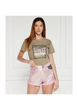 GUESS T-shirt | Regular Fit ze sklepu Gomez Fashion Store w kategorii Bluzki damskie - zdjęcie 184353241