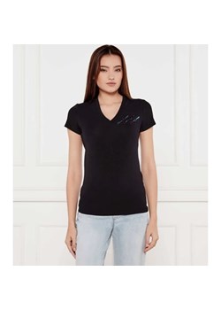 Armani Exchange T-shirt | Slim Fit ze sklepu Gomez Fashion Store w kategorii Bluzki damskie - zdjęcie 184353262