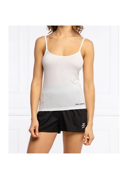 Karl Lagerfeld Top Logo Singlet | Slim Fit ze sklepu Gomez Fashion Store w kategorii Bluzki damskie - zdjęcie 184353283