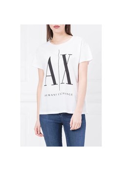 Armani Exchange T-shirt | Regular Fit ze sklepu Gomez Fashion Store w kategorii Bluzki damskie - zdjęcie 184353292