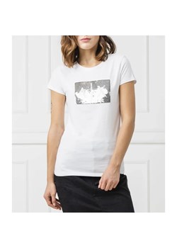 Armani Exchange T-shirt | Slim Fit ze sklepu Gomez Fashion Store w kategorii Bluzki damskie - zdjęcie 184353314