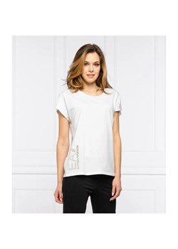 EA7 T-shirt | Regular Fit ze sklepu Gomez Fashion Store w kategorii Bluzki damskie - zdjęcie 184353371