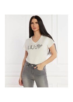 Liu Jo Sport T-shirt | Regular Fit ze sklepu Gomez Fashion Store w kategorii Bluzki damskie - zdjęcie 184353492