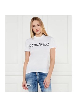 Dsquared2 T-shirt | Regular Fit ze sklepu Gomez Fashion Store w kategorii Bluzki damskie - zdjęcie 184353591