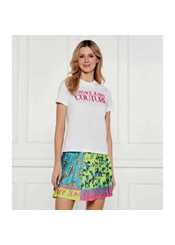 Versace Jeans Couture T-shirt | Regular Fit ze sklepu Gomez Fashion Store w kategorii Bluzki damskie - zdjęcie 184353723