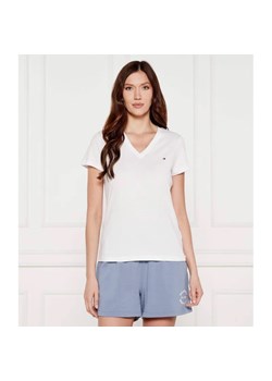 Tommy Hilfiger T-shirt HERITAGE | Regular Fit ze sklepu Gomez Fashion Store w kategorii Bluzki damskie - zdjęcie 184353734