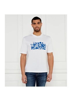 Hugo Blue T-shirt Nafralo | Regular Fit ze sklepu Gomez Fashion Store w kategorii T-shirty męskie - zdjęcie 184353784