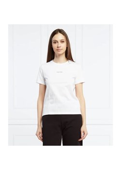 Calvin Klein T-shirt | Regular Fit ze sklepu Gomez Fashion Store w kategorii Bluzki damskie - zdjęcie 184353911