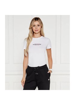 Guess Jeans T-shirt AMERICAN | Slim Fit ze sklepu Gomez Fashion Store w kategorii Bluzki damskie - zdjęcie 184354023