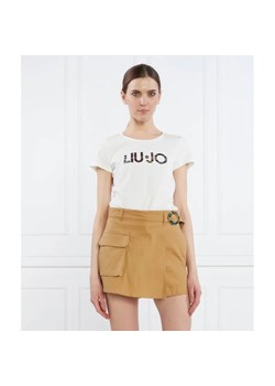 Liu Jo Sport T-shirt | Regular Fit ze sklepu Gomez Fashion Store w kategorii Bluzki damskie - zdjęcie 184354214