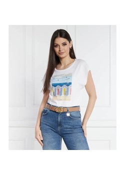Liu Jo T-shirt | Regular Fit | stretch ze sklepu Gomez Fashion Store w kategorii Bluzki damskie - zdjęcie 184354321