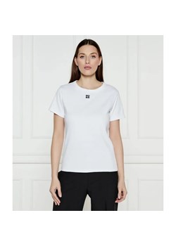 HUGO T-shirt Deloris | Regular Fit ze sklepu Gomez Fashion Store w kategorii Bluzki damskie - zdjęcie 184354440