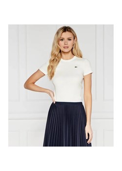 Lacoste T-shirt | Slim Fit - id: LA242W000030129 - marki Lacoste - 184354523 Lacoste T-shirt | Slim Fit ze sklepu Gomez Fashion Store w kategorii Bluzki damskie - zdjęcie 184354523