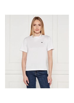 Lacoste T-shirt | Relaxed fit ze sklepu Gomez Fashion Store w kategorii Bluzki damskie - zdjęcie 184354584