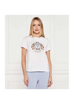 Joop! T-shirt Tippy | Slim Fit - id: JO254W000016123 - marki Joop! - 184354603 Joop! T-shirt Tippy | Slim Fit ze sklepu Gomez Fashion Store w kategorii Bluzki damskie - zdjęcie 184354603