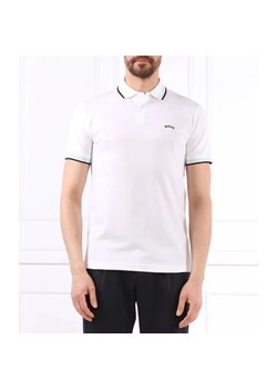 BOSS GREEN Polo Paul Curved | Slim Fit | stretch ze sklepu Gomez Fashion Store w kategorii T-shirty męskie - zdjęcie 184354674