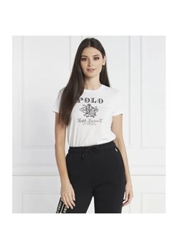 POLO RALPH LAUREN T-shirt | Regular Fit ze sklepu Gomez Fashion Store w kategorii Bluzki damskie - zdjęcie 184354771