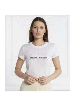 Armani Exchange T-shirt | Regular Fit ze sklepu Gomez Fashion Store w kategorii Bluzki damskie - zdjęcie 184354854