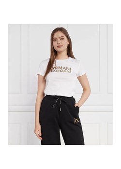 Armani Exchange T-shirt | Regular Fit ze sklepu Gomez Fashion Store w kategorii Bluzki damskie - zdjęcie 184355061
